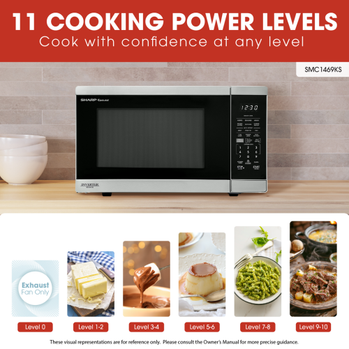 1.4 CF Smart Countertop Microwave Oven, Orville Redenbacher's Certified