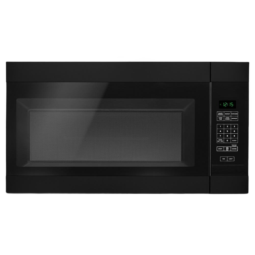 Black over-the-range microwave with digital keypad and timer display from Microwaves and Kitchen & Kitchenware collection