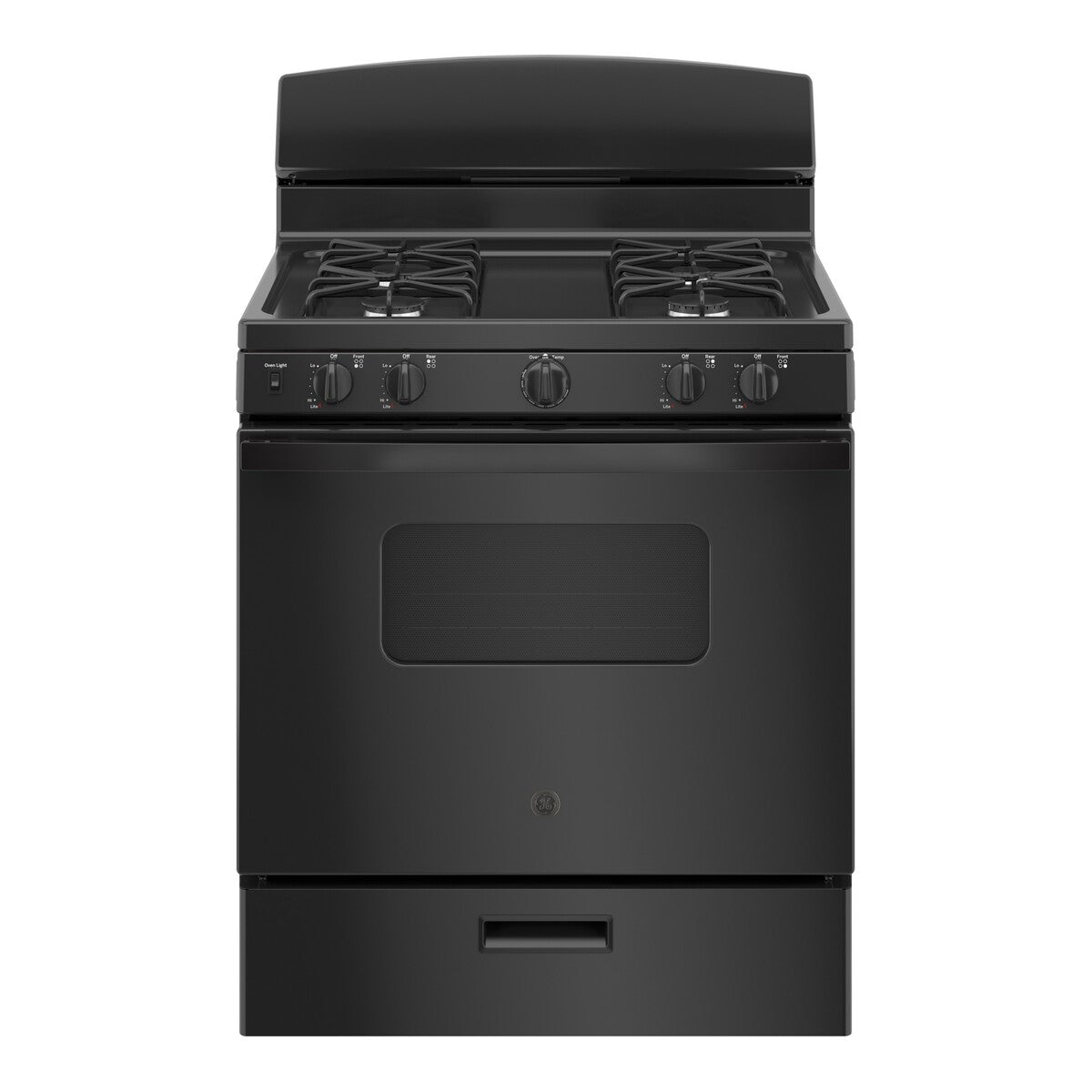 GE® 30" Free-Standing Front Control Gas Range