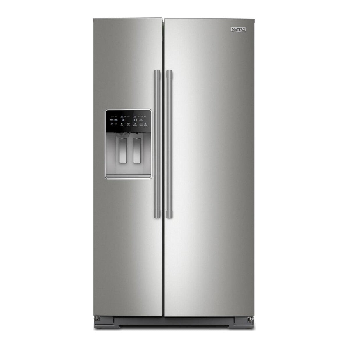 36-inch Wide Full-Depth Side-by-Side Refrigerator with Arctic Blue Interior - 28.7 Cu. Ft.
