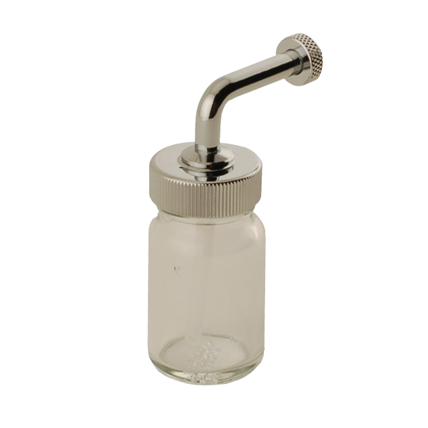 Clear 30 mL side siphon bottle with metal spout for paint sprayers and home improvement tools under $50 collection