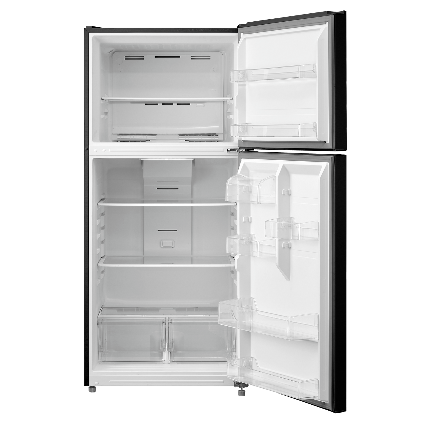 Element Electronics 20.5 cu. ft. Top Freezer Refrigerator - Black, ENERGY STAR (ERT21CSCB)