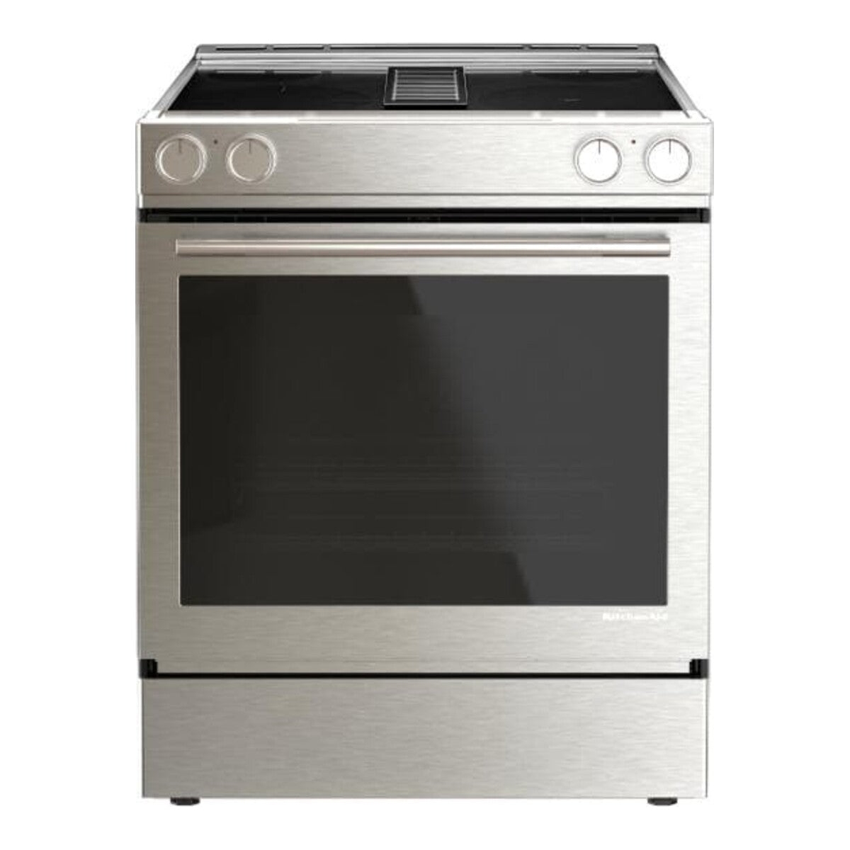 30-Inch 4-Element Electric Downdraft Slide-In Range