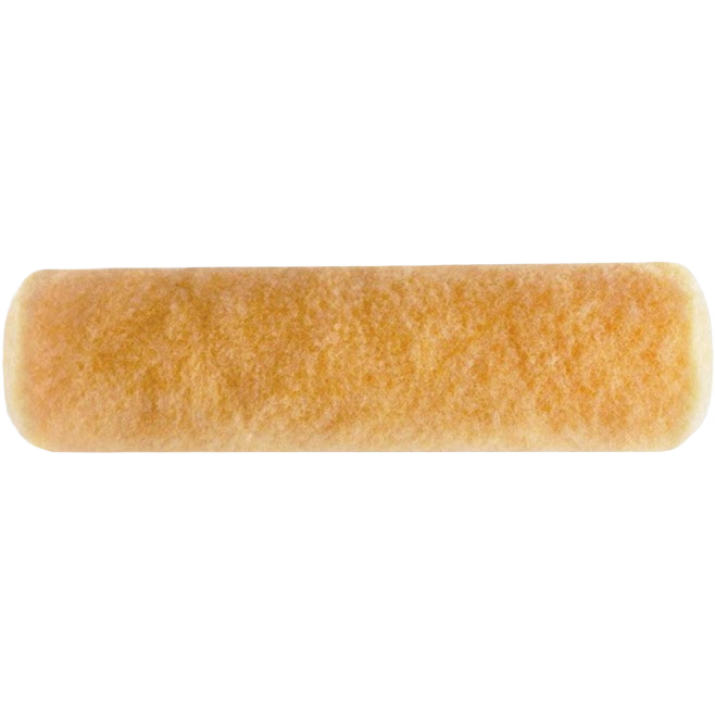 Beige semi-rough knit paint roller cover designed for smooth paint application in home improvement tools collections under $50