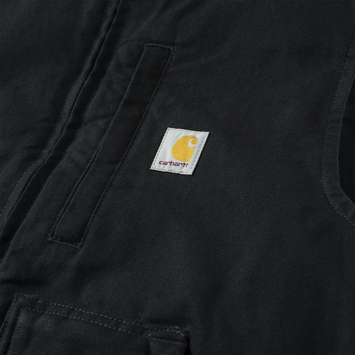 Carhartt Men's Washed Duck Mock-Neck Vest