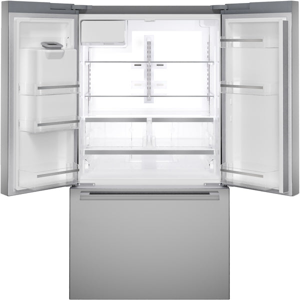 800 Series, French Door Bottom Mount Refrigerator, 36'', Stainless steel (with anti-fingerprint), Total No Frost