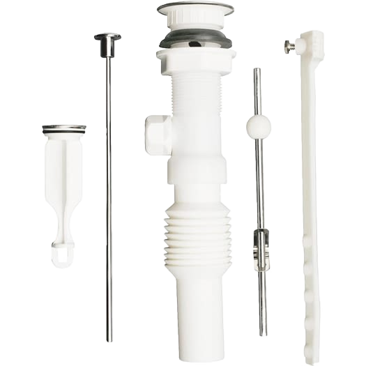 Do it Best 1-1/4" Chrome-Plated/Plastic Flexible Pop-Up Assembly