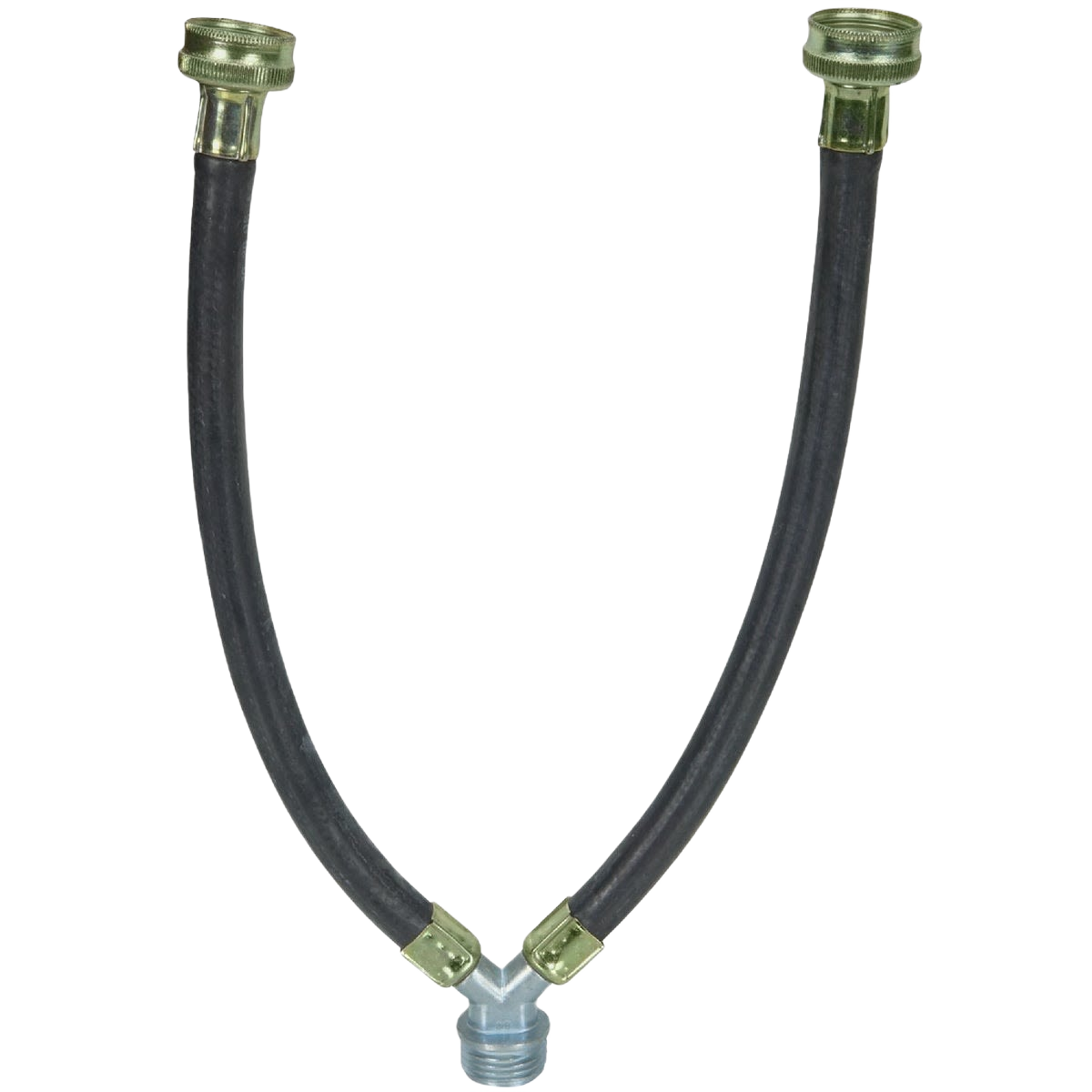 Flexible water mixer hose with brass fittings for plumbing and home improvement applications