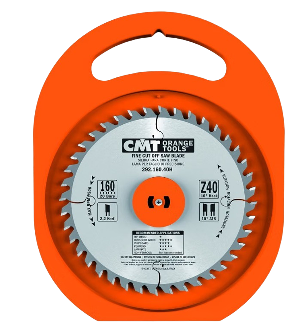 CMT Orange Tools 160mm 40T Fine Finish Saw Blade