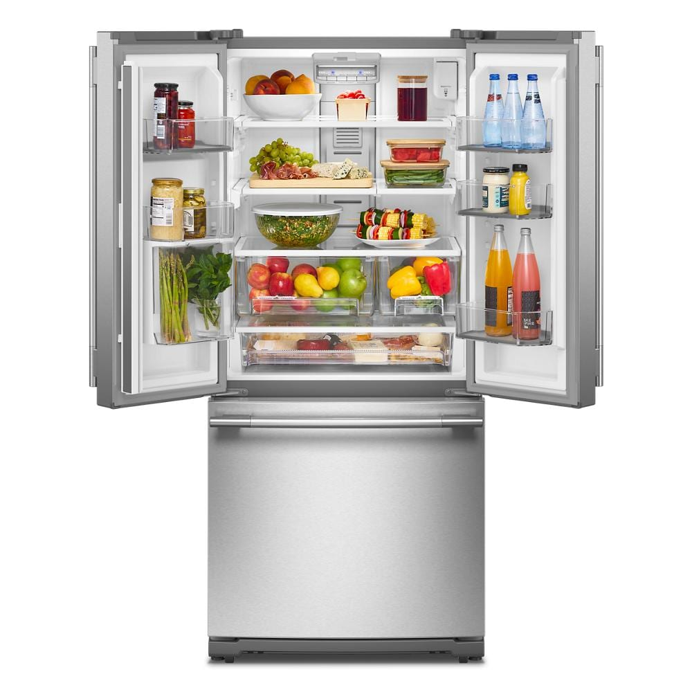 20 cu. Ft. 30-Inch Width Standard Depth French Door Refrigerator with PrintShield® Finish and Interior Dispense