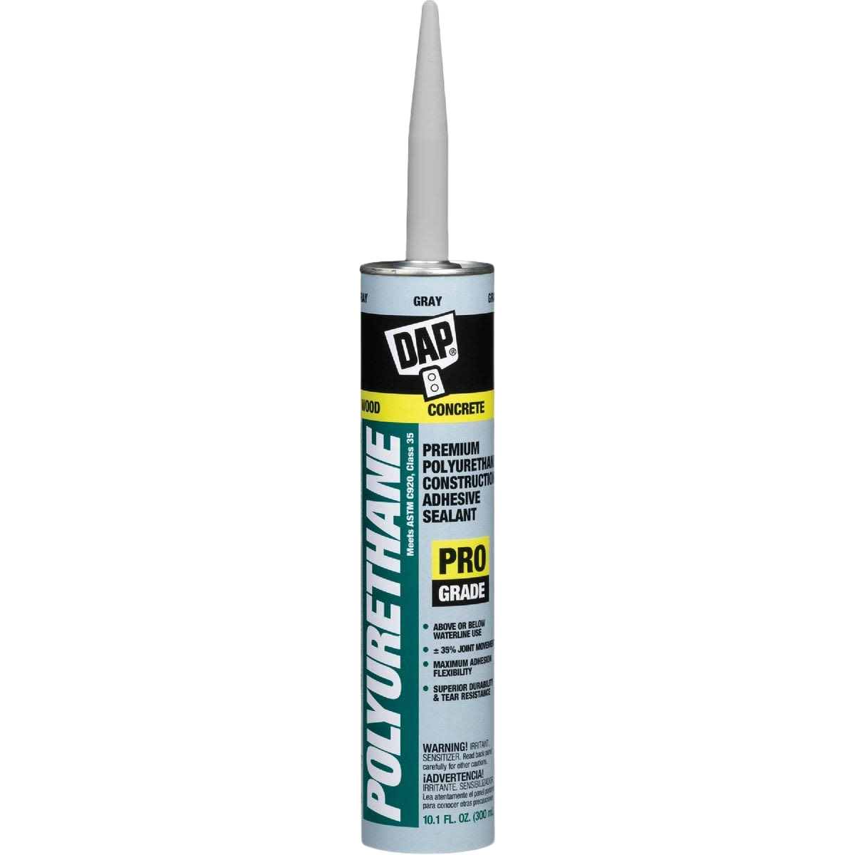 Gray polyurethane construction adhesive sealant tube for home improvement and glue & adhesives under $50 collections