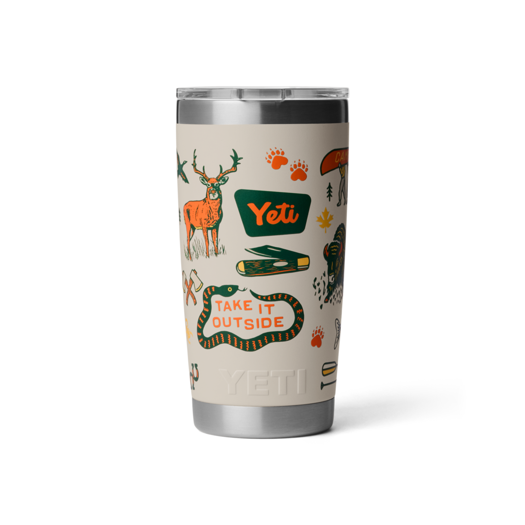 YETI Rambler 20 Oz. Whippersnapper Cape Taupe Tumbler with Magslider Lid