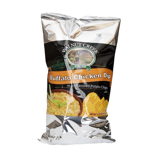 Bag of Walnut Creek Buffalo Chicken Dip flavored rippled potato chips from Chips & Snacks collection