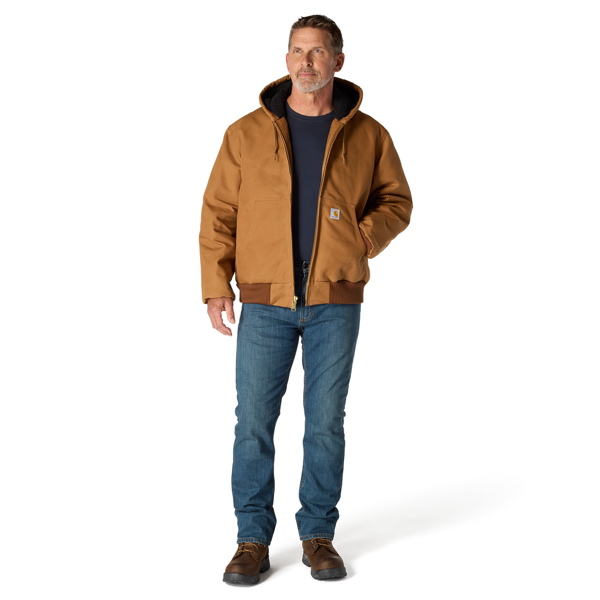 Carhartt Iconic J140 Firm Duck Active Jac - Carhartt Brown, Medium