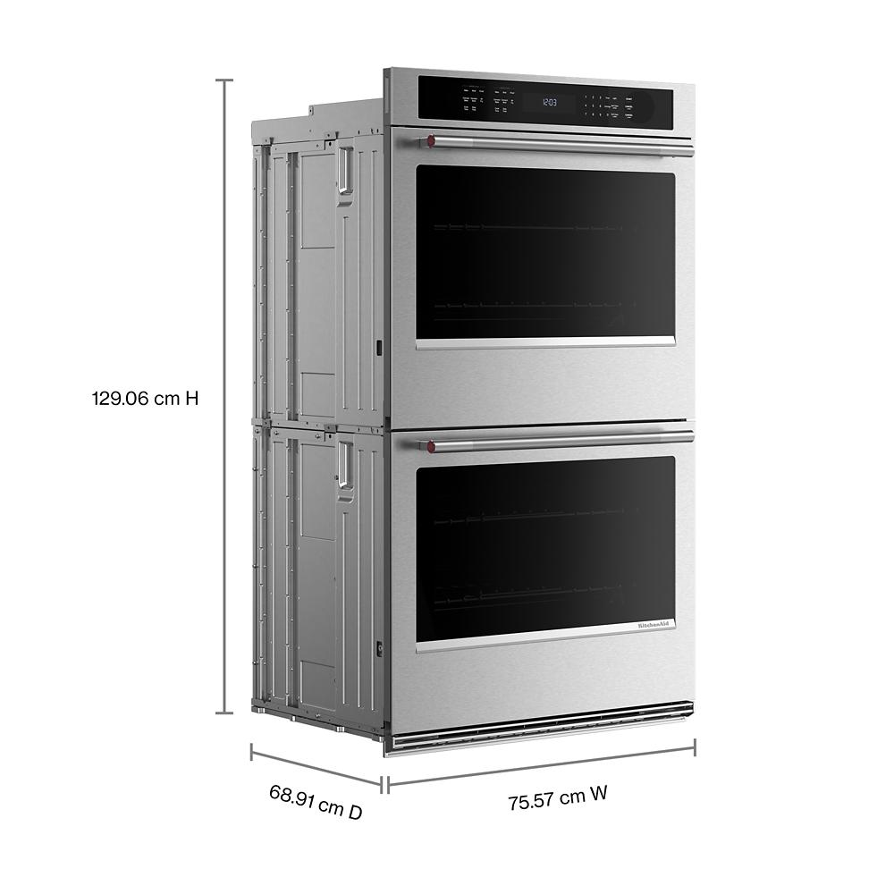 30-inch Electric Double Wall Oven with No Preheat Air Fry Mode - PrintShield™ Finish