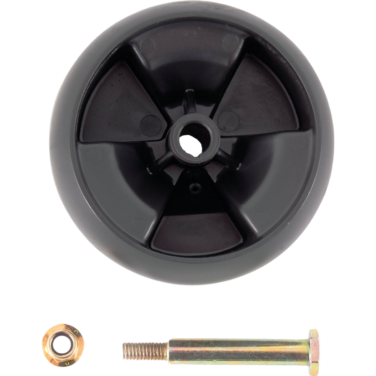 5-inch durable replacement wheel with mounting bolt and nut for deck mowers in parts and lubricants under $50 collections