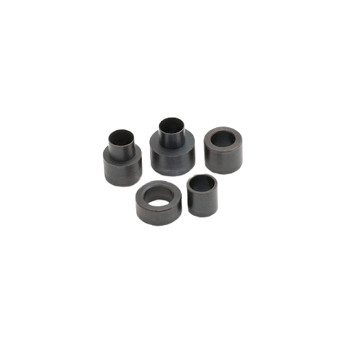 Set of round steel bushings for woodworking tool accessories, designed for precise sizing in woodturning projects under $50 collections