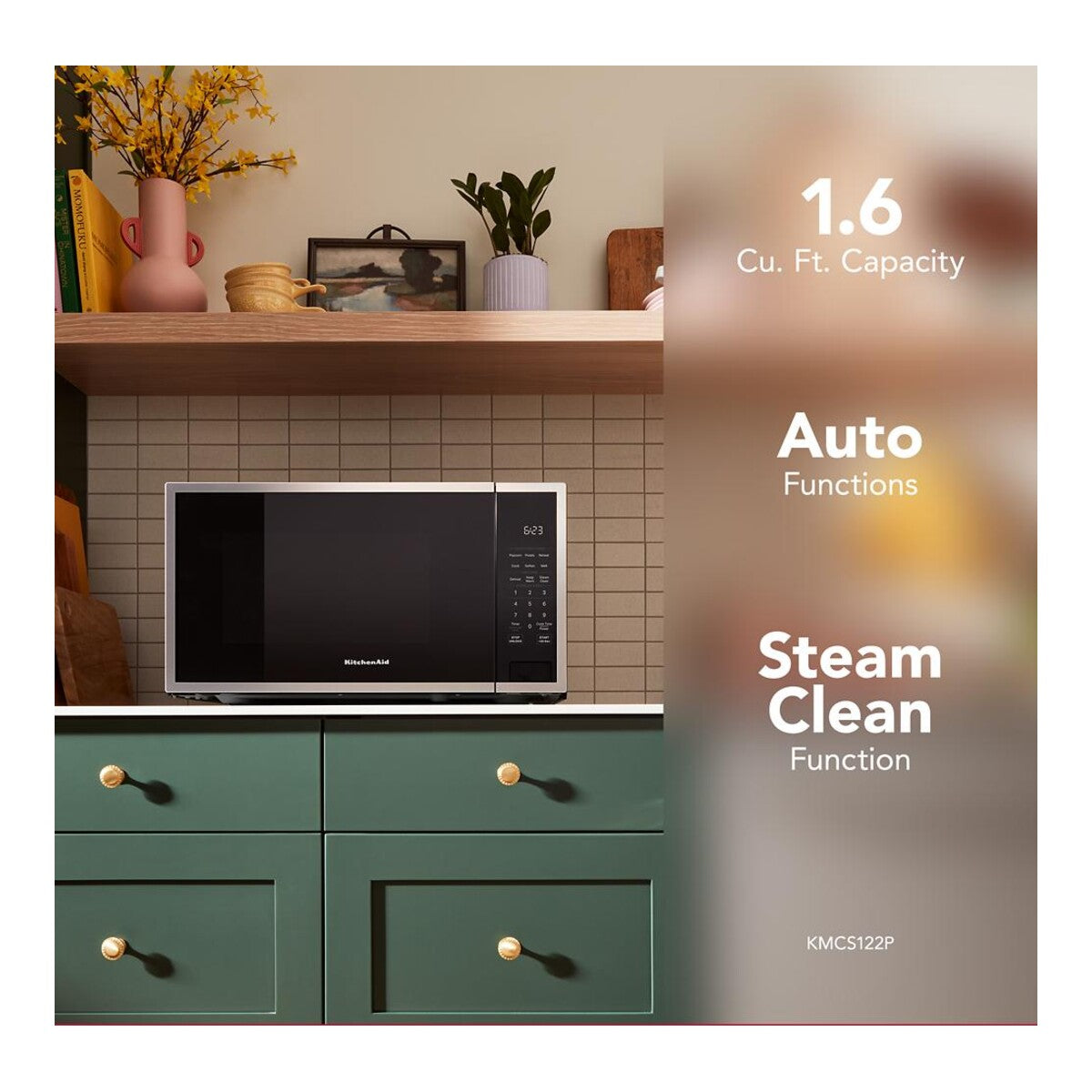 1.6 Cu. Ft. Countertop Microwave