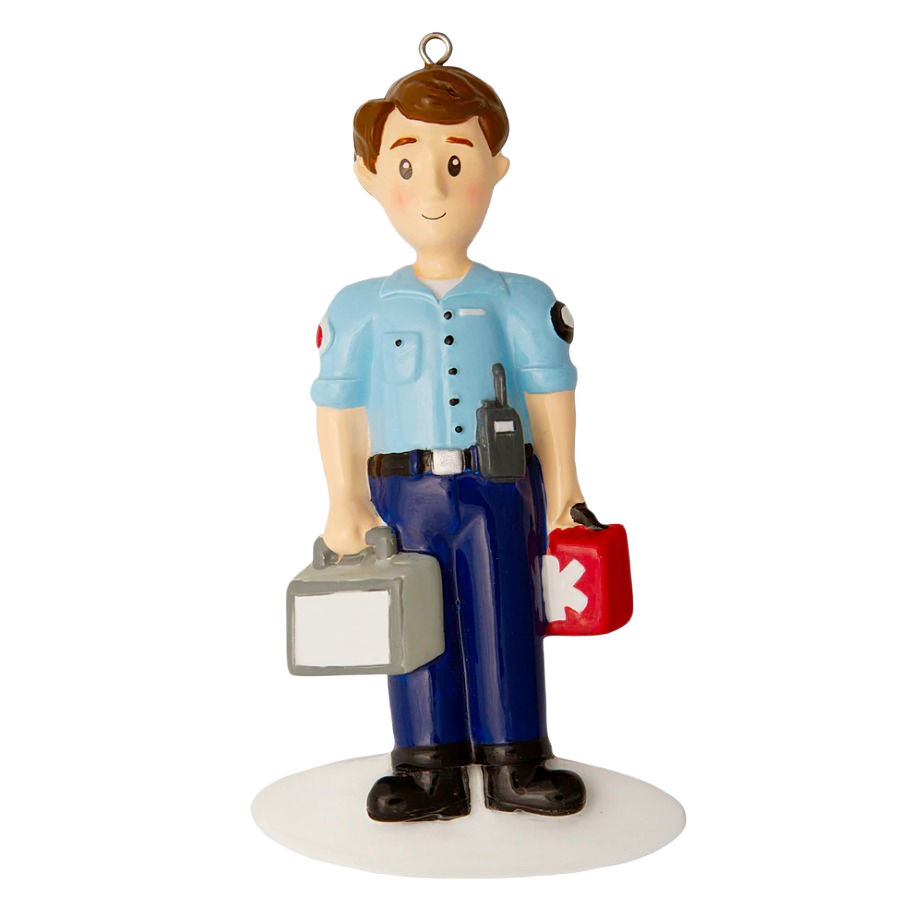 Charming EMT figurine holding medical kits for Christmas Ornaments & Tree Decorations under $50 collection