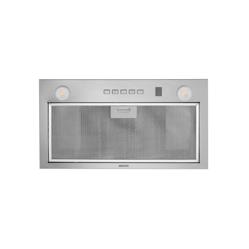 Stainless steel built-in range hood insert with LED lights and voice control for Over the Range Hoods collection