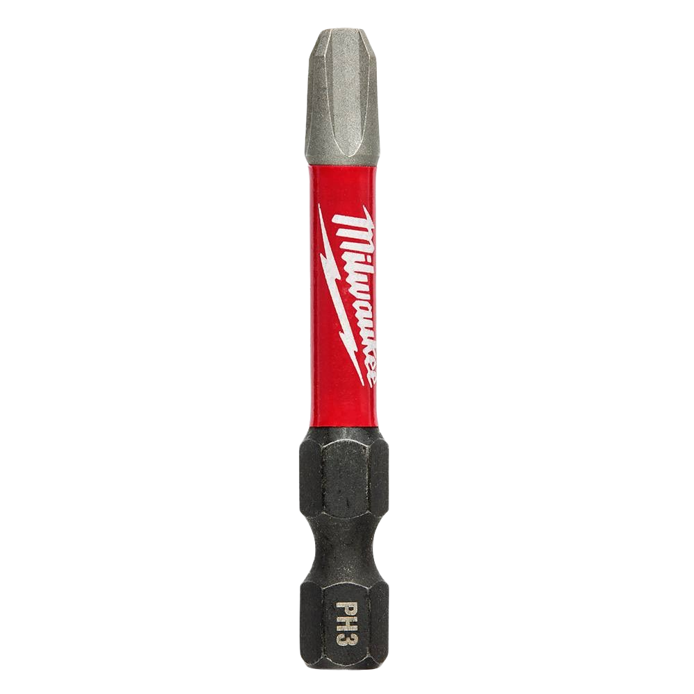 Milwaukee 2-inch PH3 Phillips bit with wear guard tip for impact duty, ideal for tool accessories and drill bits collections