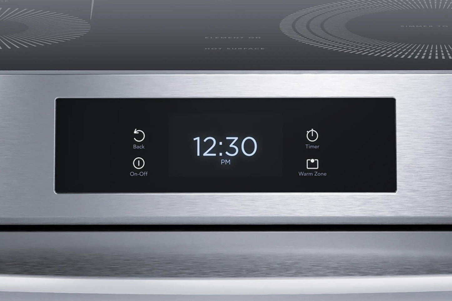 30" Front Control Electric Range with Total Convection