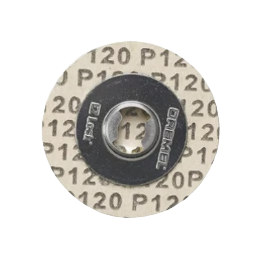 120 grit sanding disc with EZ Lock attachment for rotary tools in power tool accessories and home improvement collections