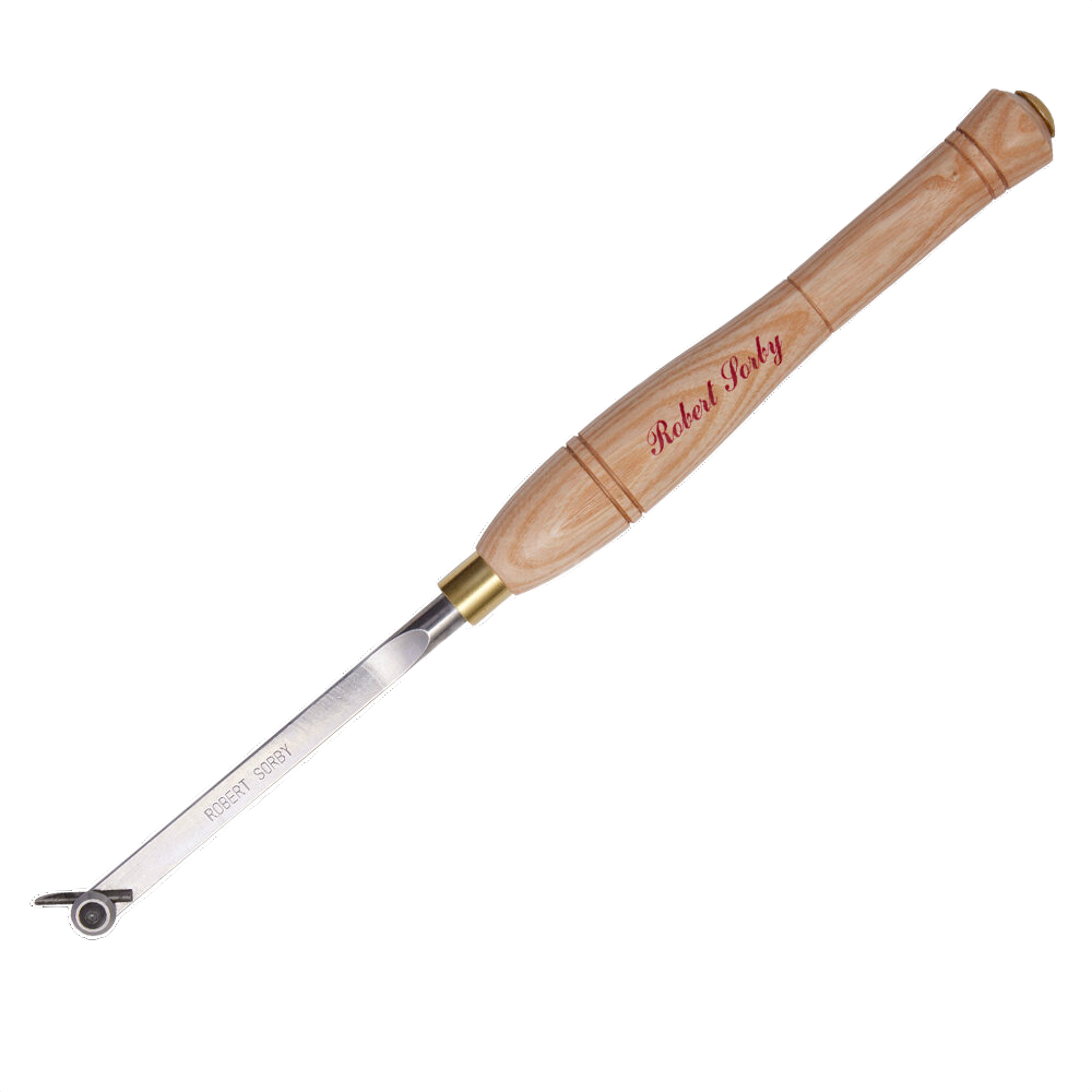Woodturning hollowing tool with wooden handle and metal blade for woodworking tools under $100 collection