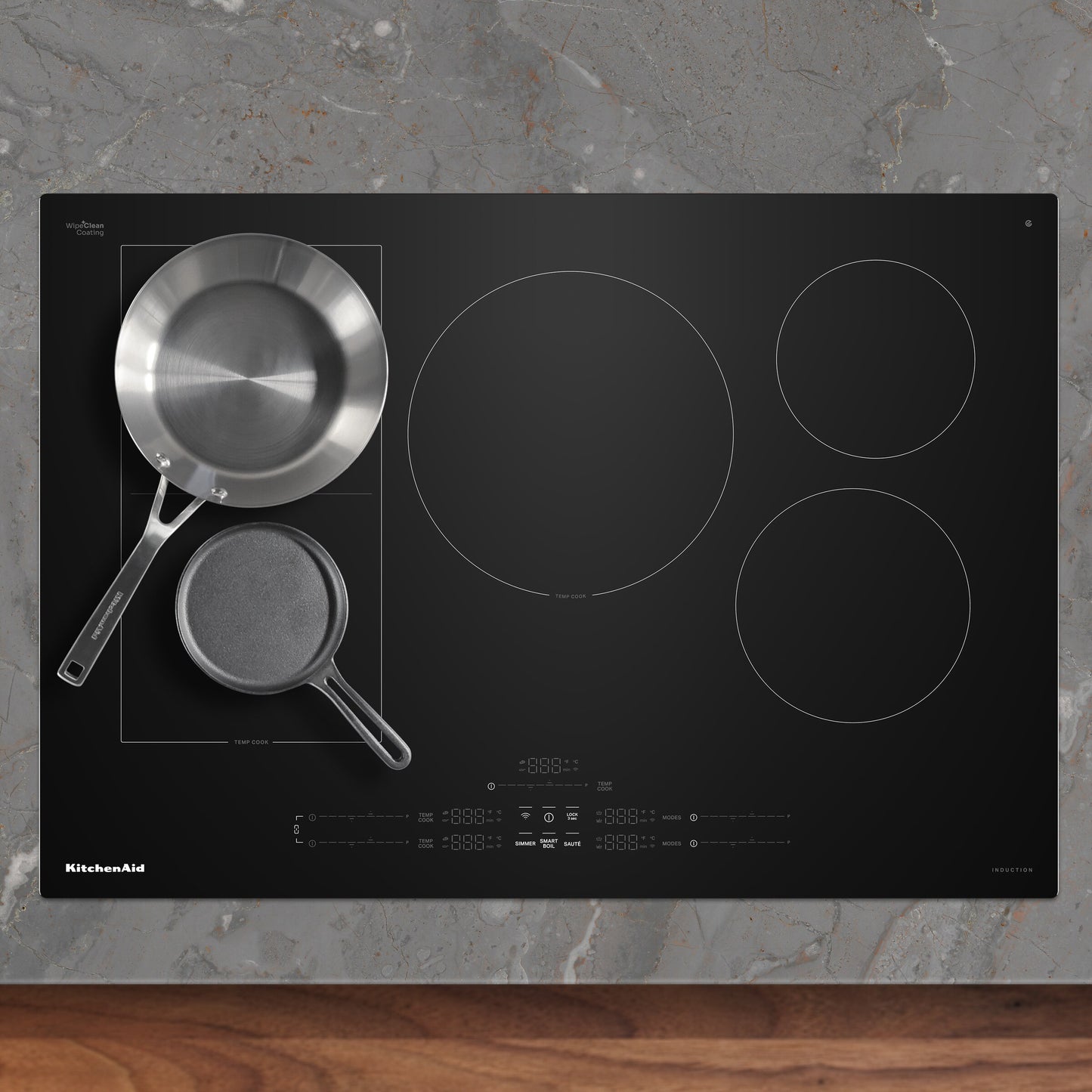 30" Temp Cook™ Induction Cooktop with 5 Cooking Zones