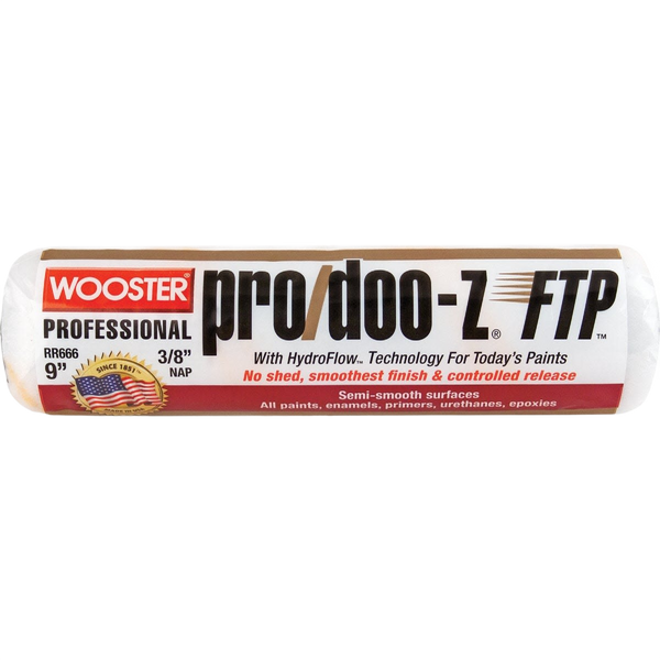 Wooster Pro/DOO-Z FTP Roller Cover – Smooth, Durable Paint Finish