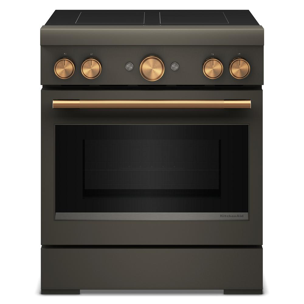 30-Inch 4-Element Induction Freestanding Commercial-Style Range with Air Fry