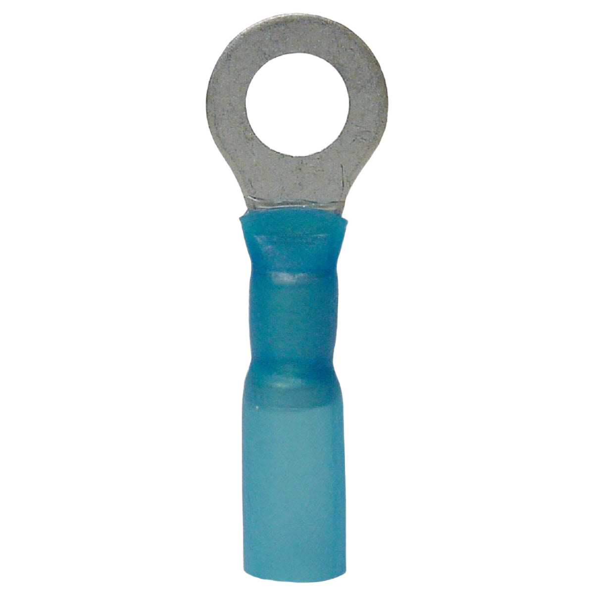 Blue insulated ring terminal for 16 to 14 AWG wires, part of Electrical and Home Improvement tools under $50 collections