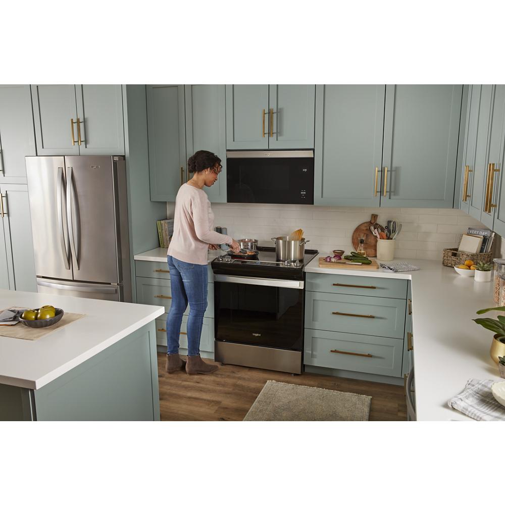 1.1 Cu. Ft. Flush Mount Microwave with Turntable-Free Design