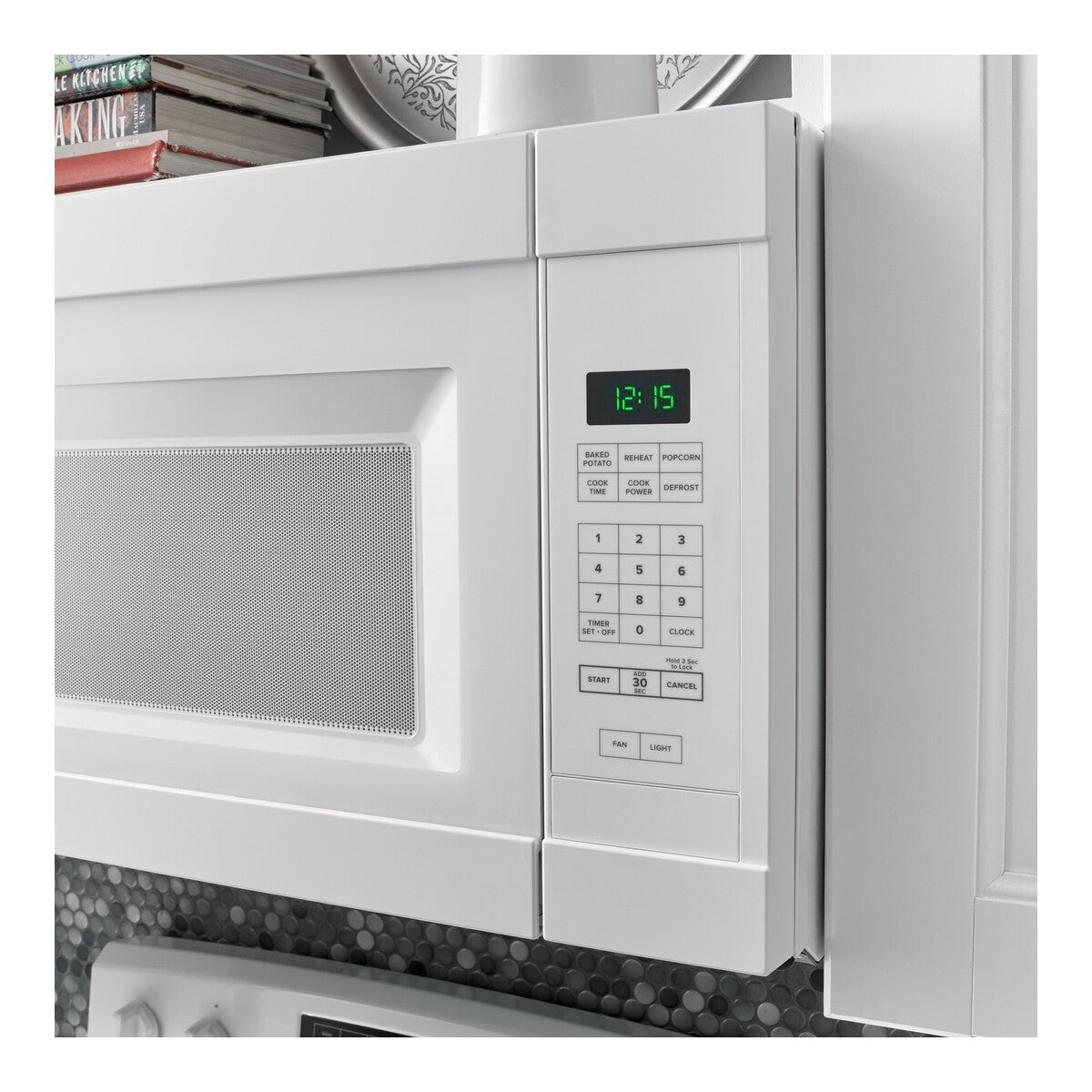 1.6 Cu. Ft. Over-the-Range Microwave with Add 0:30 Seconds
