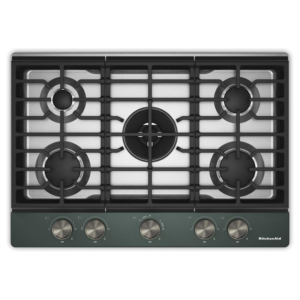 KitchenAid® 30 in. Gas Cooktop with 5 Burners and Integrated Wok Grate