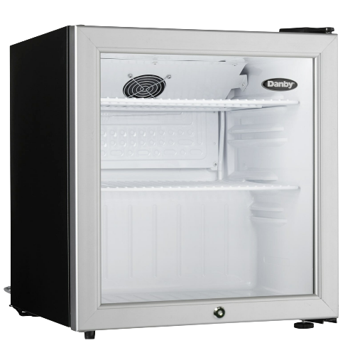 1.6 CuFt Commercial Rated Glass Door Compact All Refrigerator