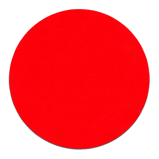 Round red 180-grit sanding disc for power tool accessories in abrasives and home improvement collections under $50