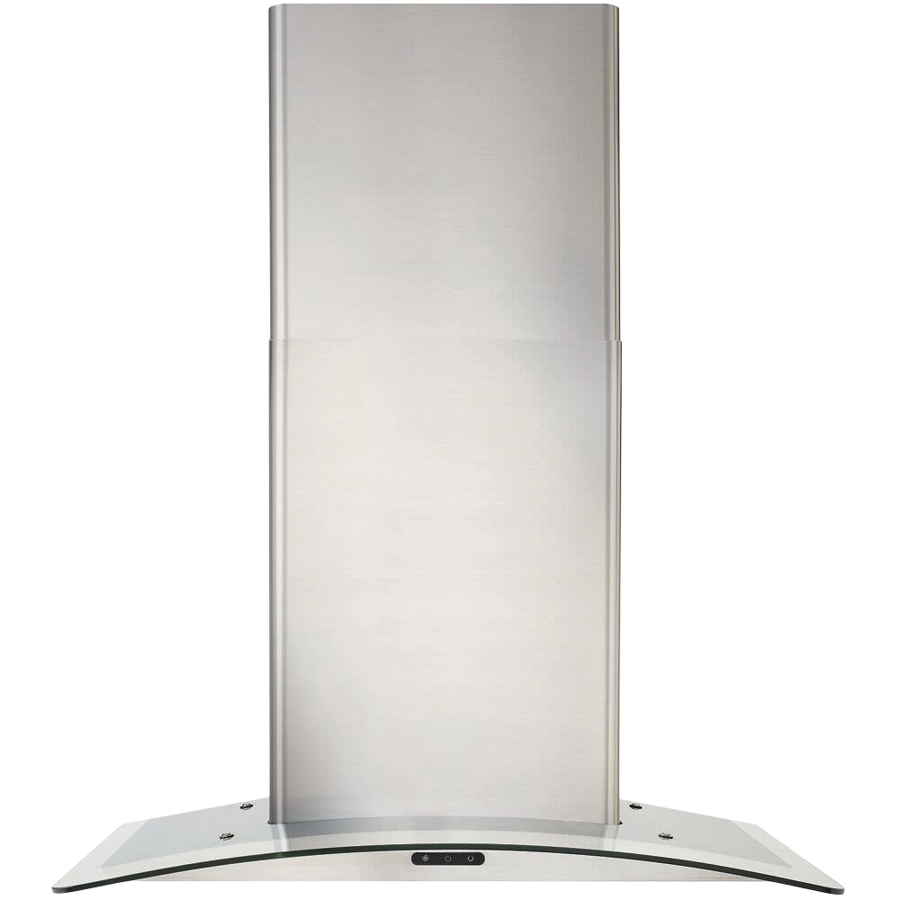30" Convertible Curved Glass Chimney Range Hood, 460 MAX Blower CFM