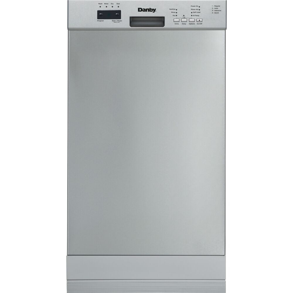18" Built-In Dishwasher, 10 Place Settings, 4 Wash Programs, ESTAR