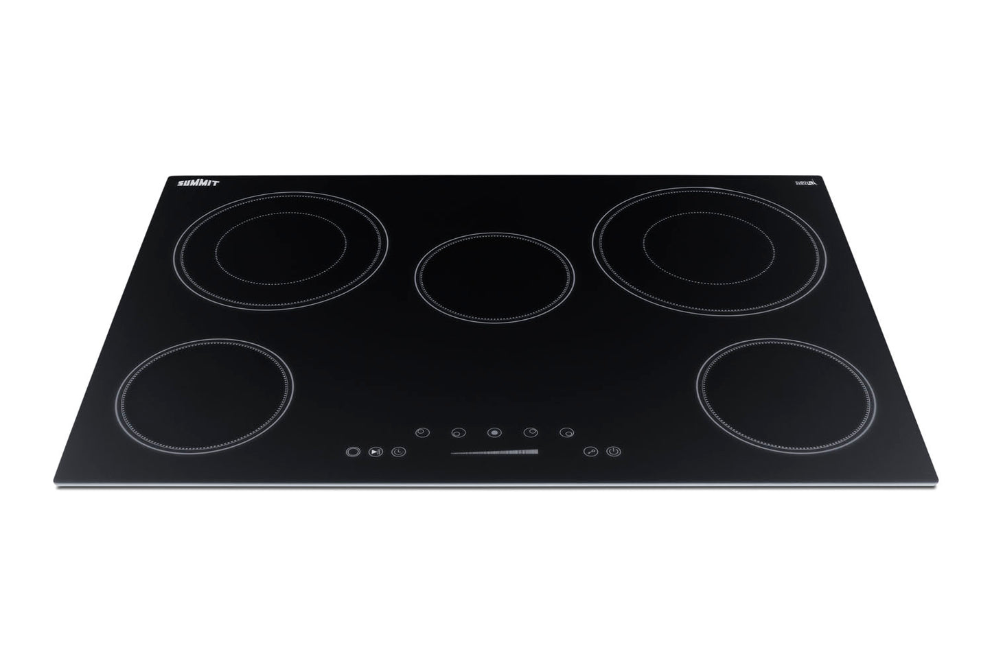 30" Wide 208-240V 5-Burner Radiant Cooktop