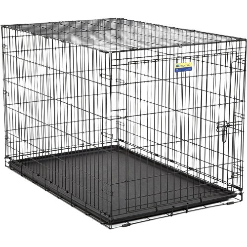 Midwest Contour Single Door Dog Crate 48x30x33 – Secure & Cozy