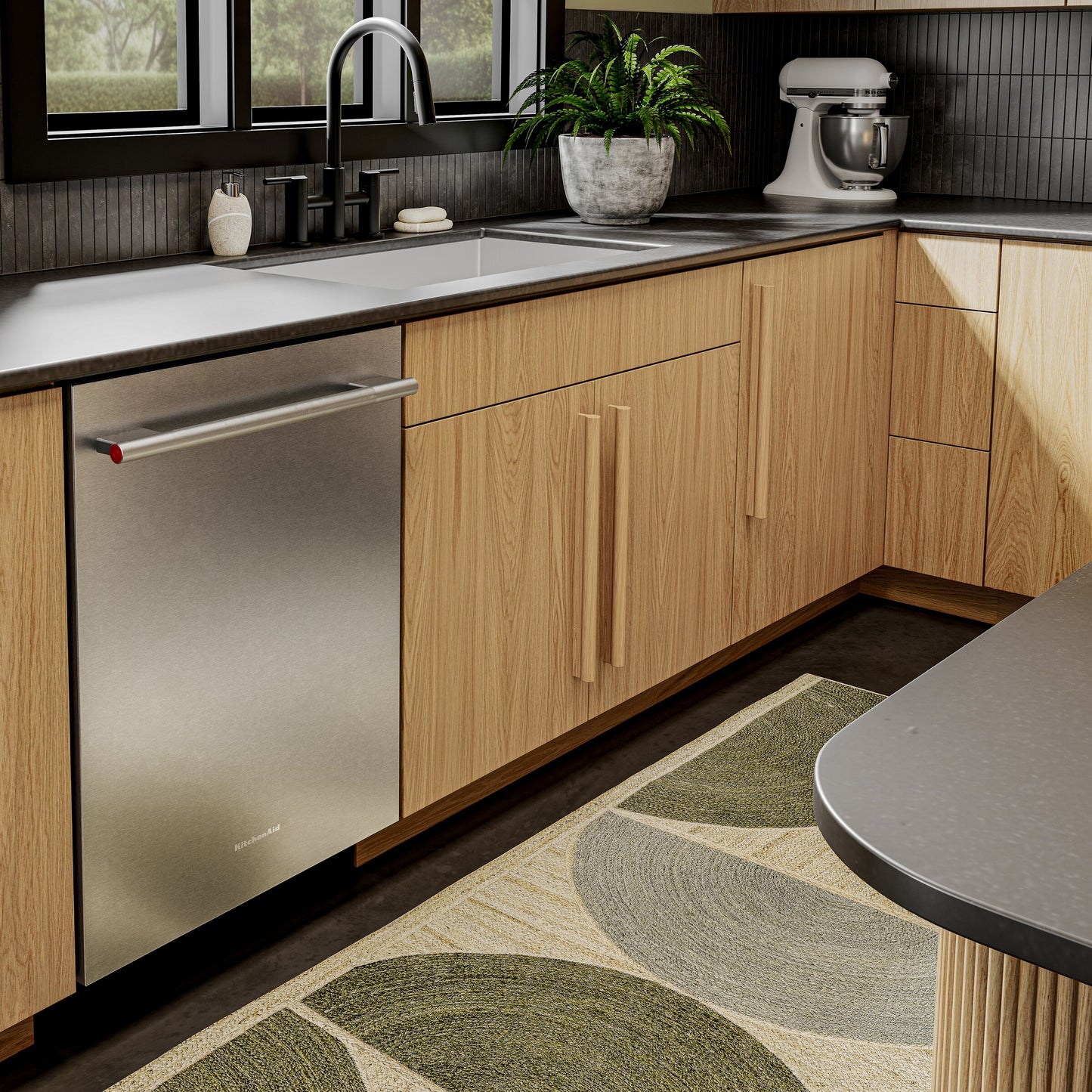 KitchenAid® Third Level Utensil Rack Dishwasher with 30+ Total Wash Jets in PrintShield™ Finish 47 dBA