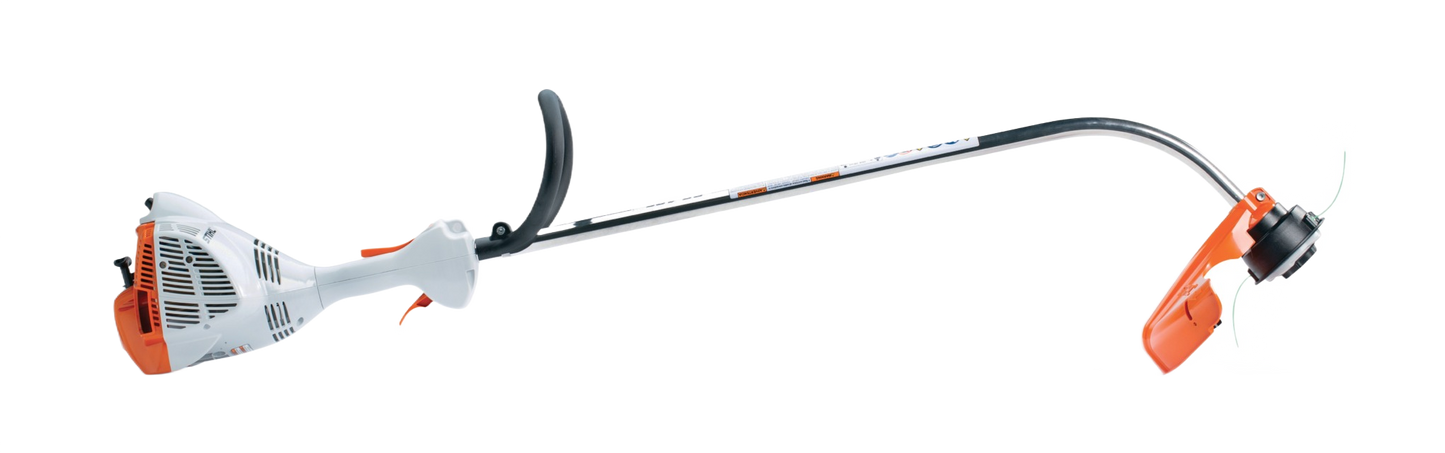 Lightweight curved shaft trimmer with Easy2Start system and ergonomic handle for home improvement tasks