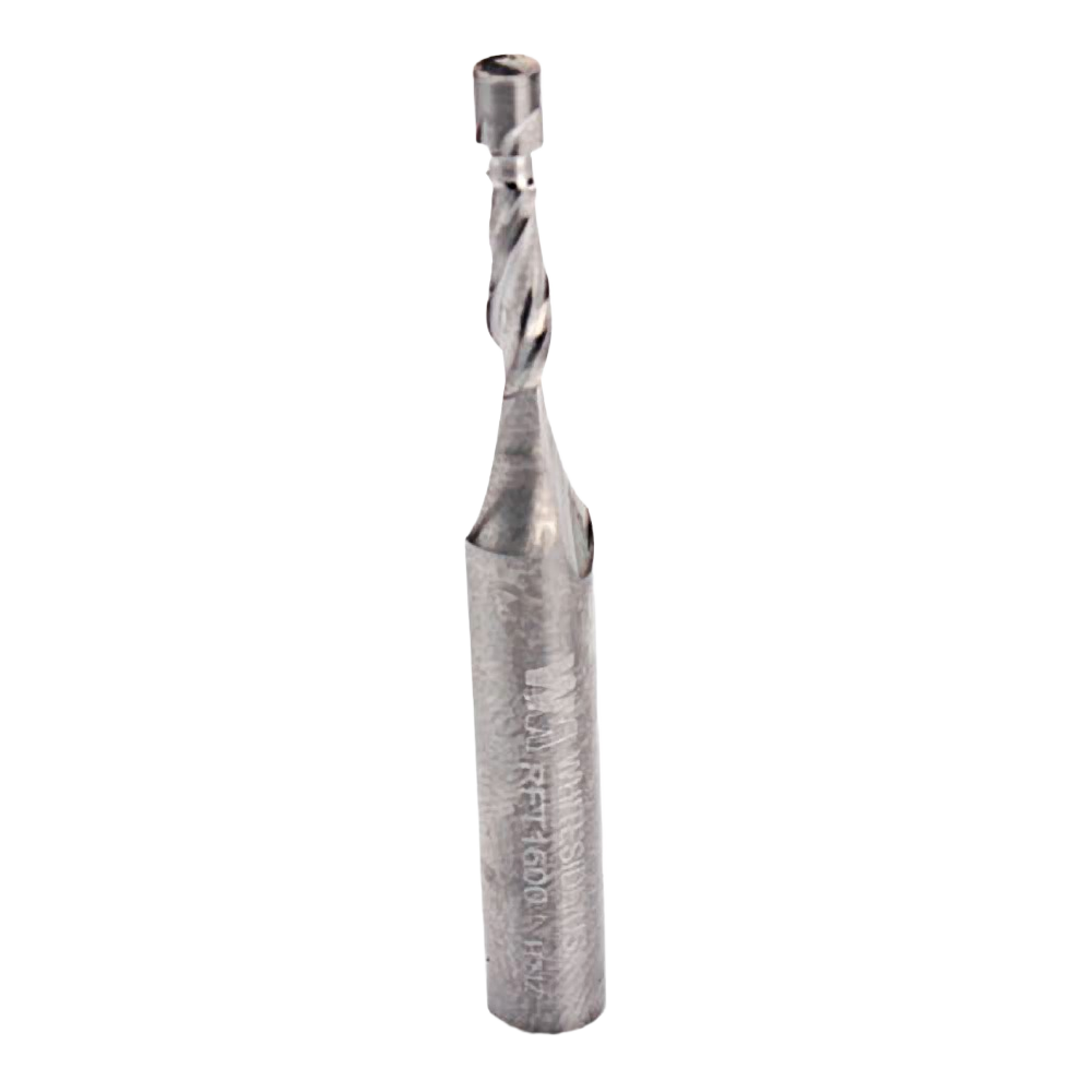 Spiral upcut flush trim router bit with spiral flutes for precise woodworking in drill bits and tool accessories collections