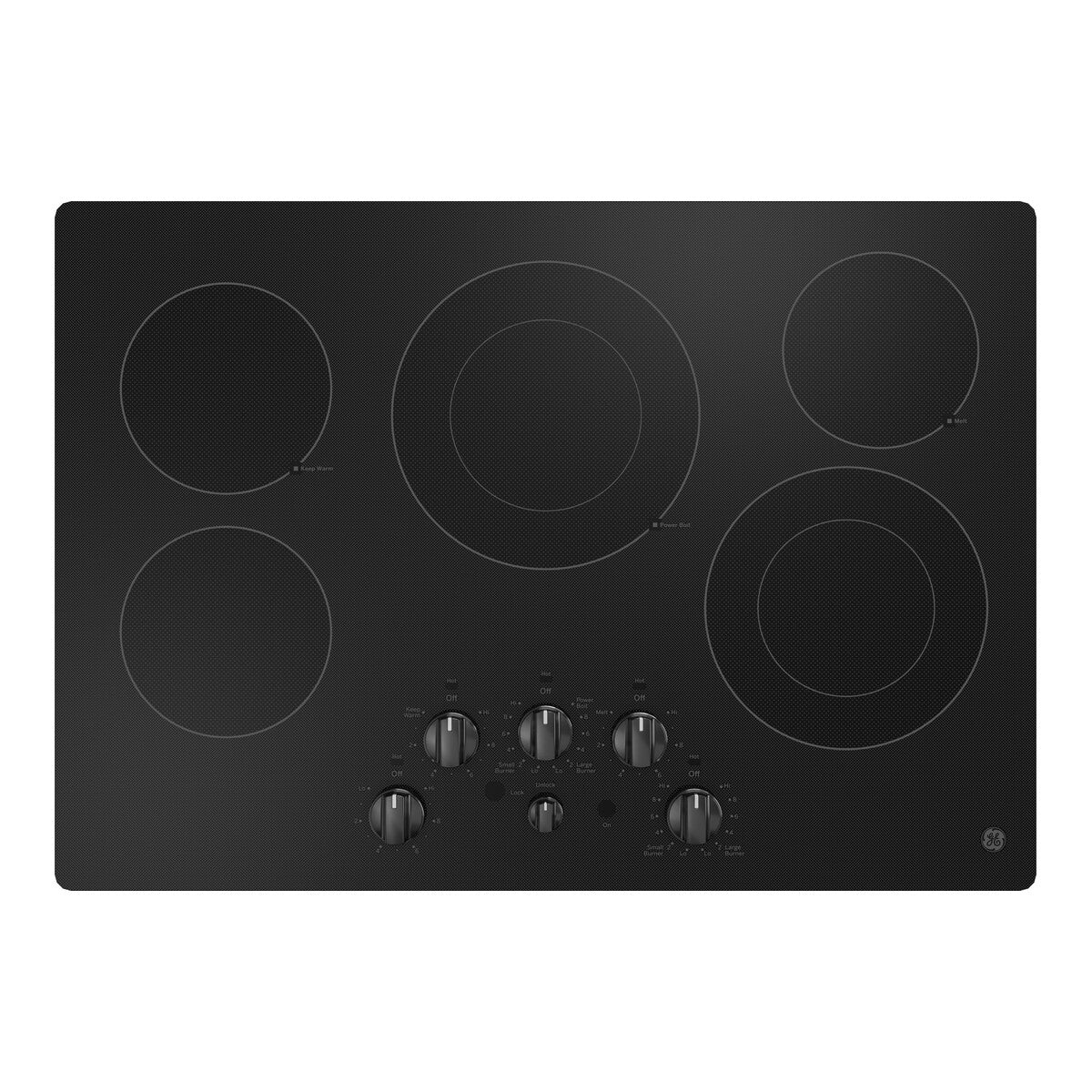 GE® 30" Built-In knob Control Electric Cooktop