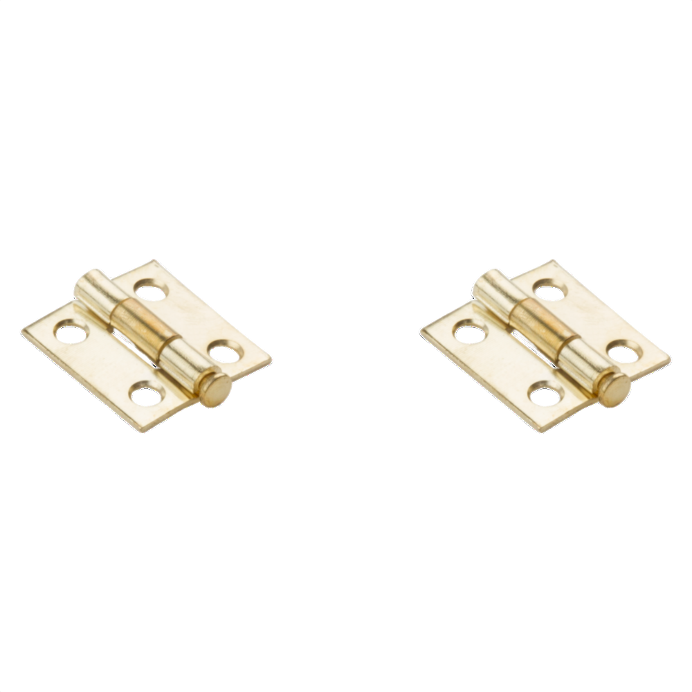 Pair of 1-inch brass loose-pin narrow hinges for doors in Door Knobs & Hardware and Hinges collections