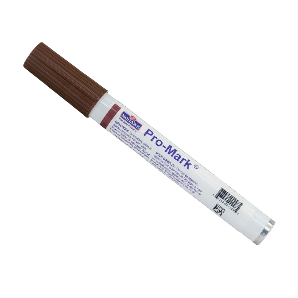 Brown capillary marker for quick scratch repairs on wood and surfaces in stains and finishes collection