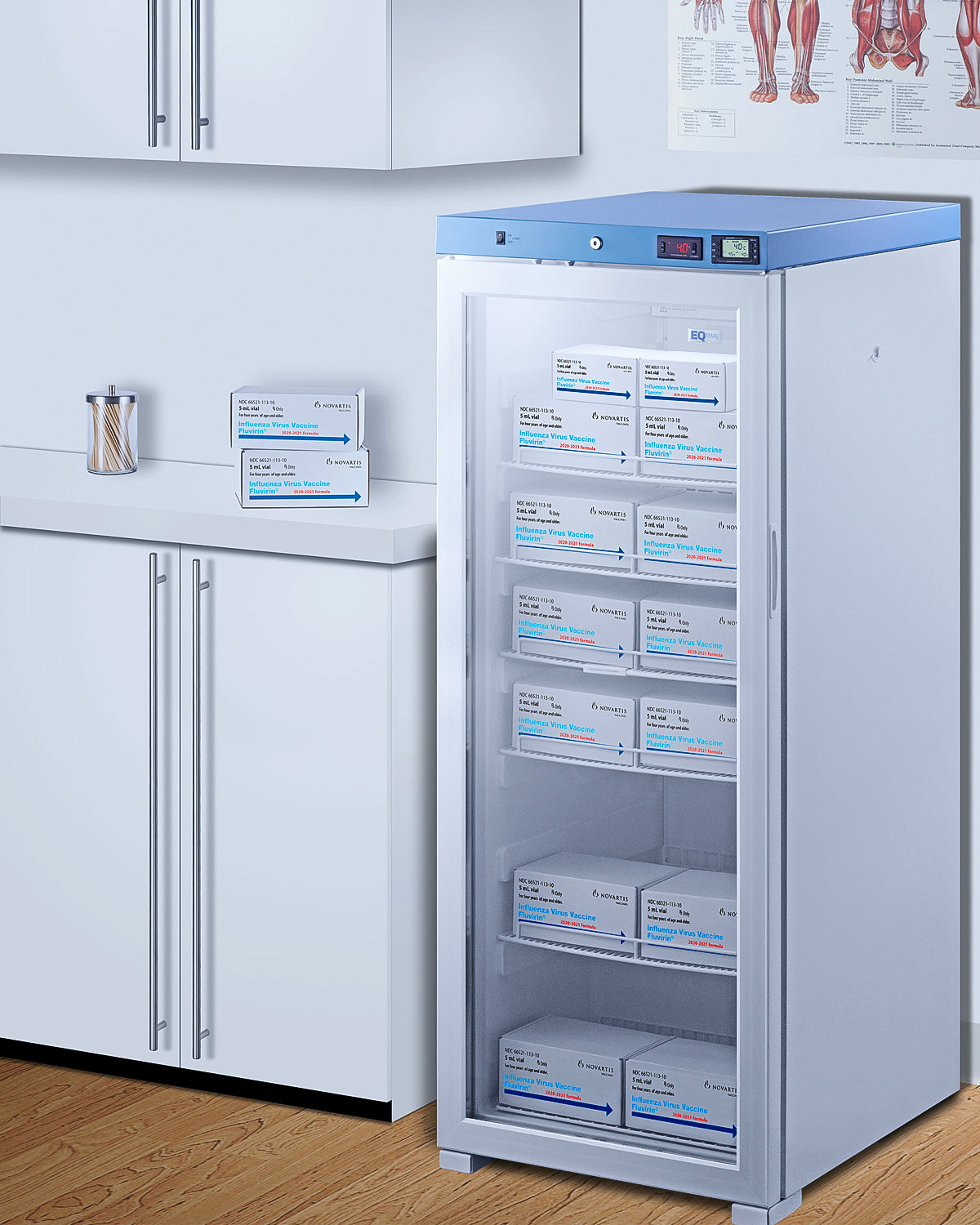 24" Wide Upright Medical Refrigerator, Certified to NSF/ANSI 456 Vaccine Storage Standard