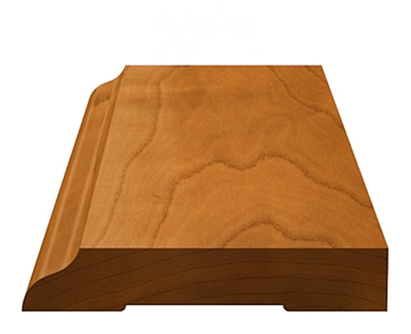 Colonial oak baseboard molding with smooth finish for home improvement and interior trim projects