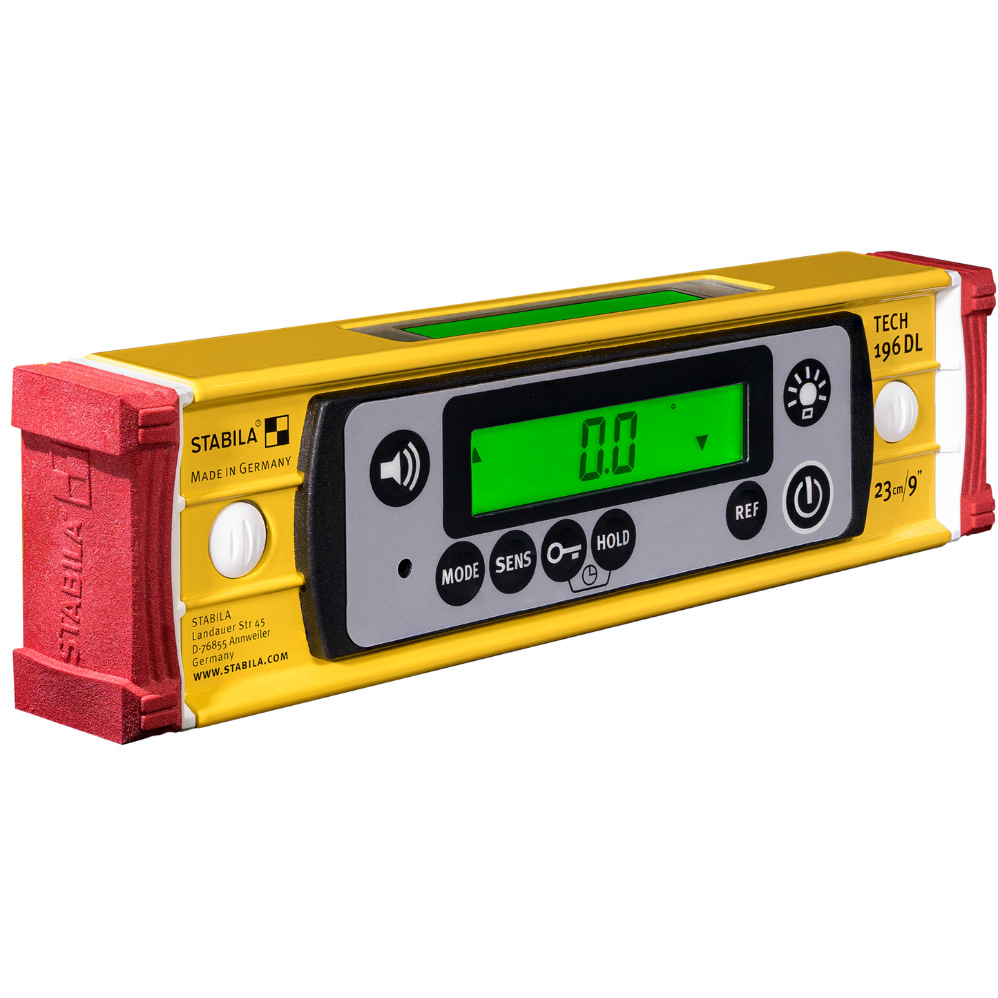 Stabila 9" (23cm) TECH 196 DL Digital Spirit Level w/Case